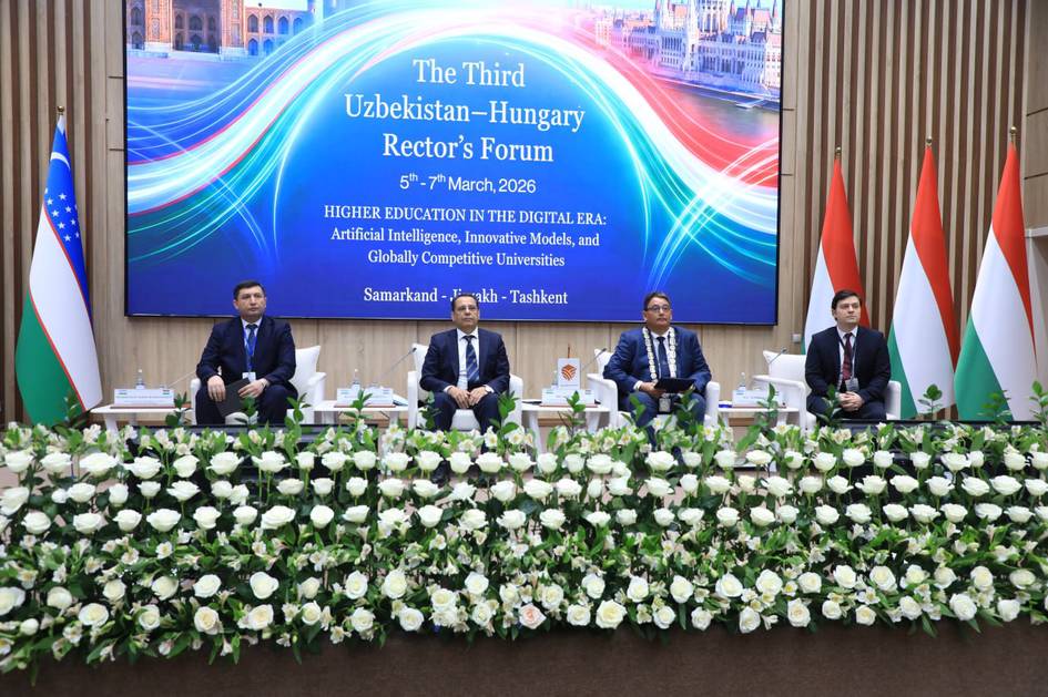 Uzbekistan–Hungary Rectors Forum opens in Samarkand with focus on AI and innovation